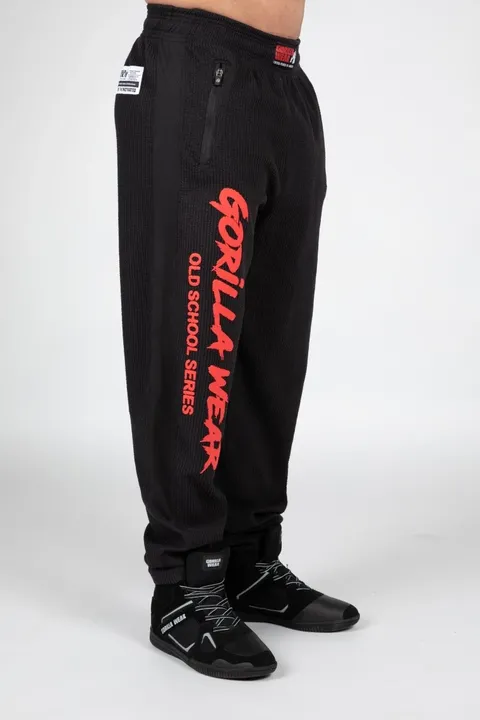 Augustine Old School Pants - Black/Red