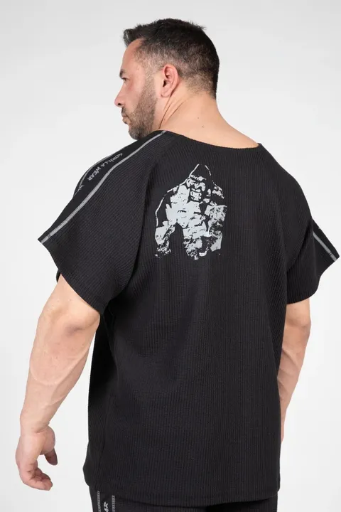 Buffalo Old School Workout Top - Black/Gray