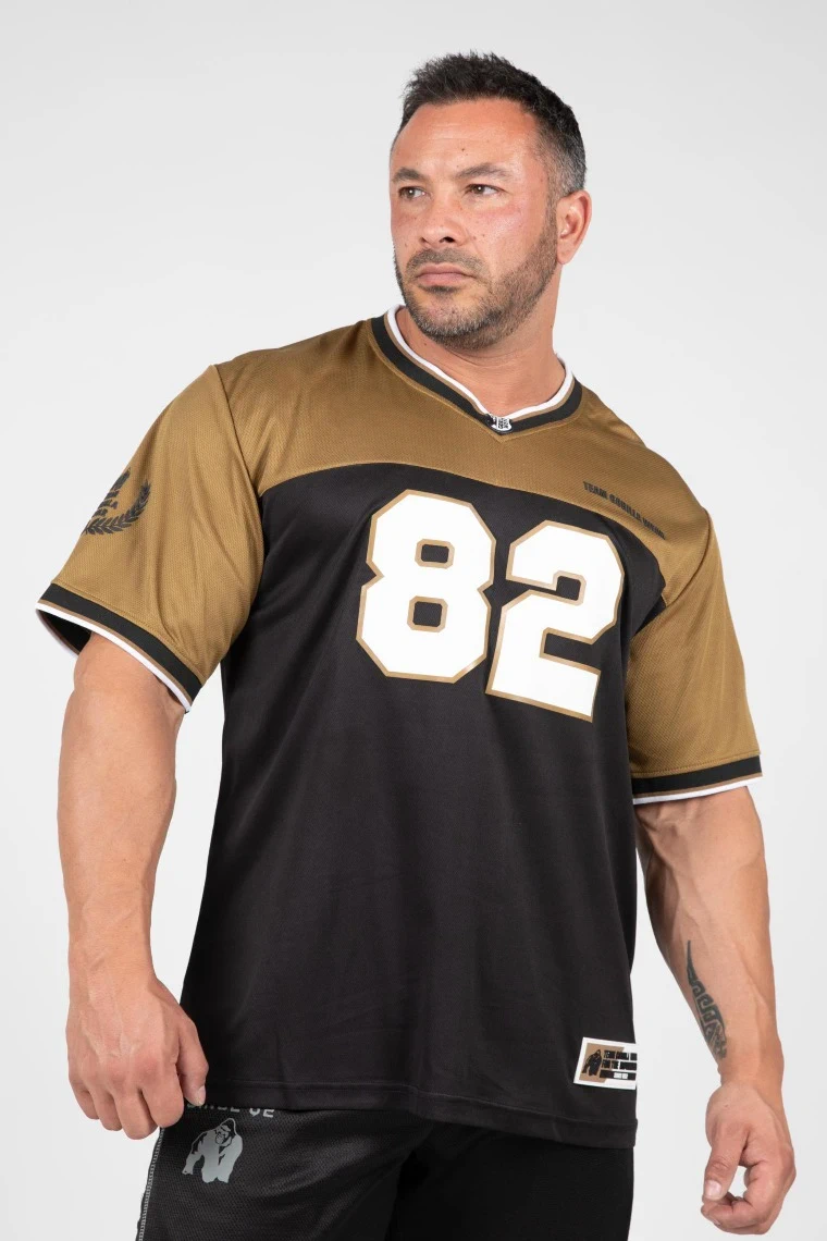Trenton Football Jersey - Black/Gold - Image 1