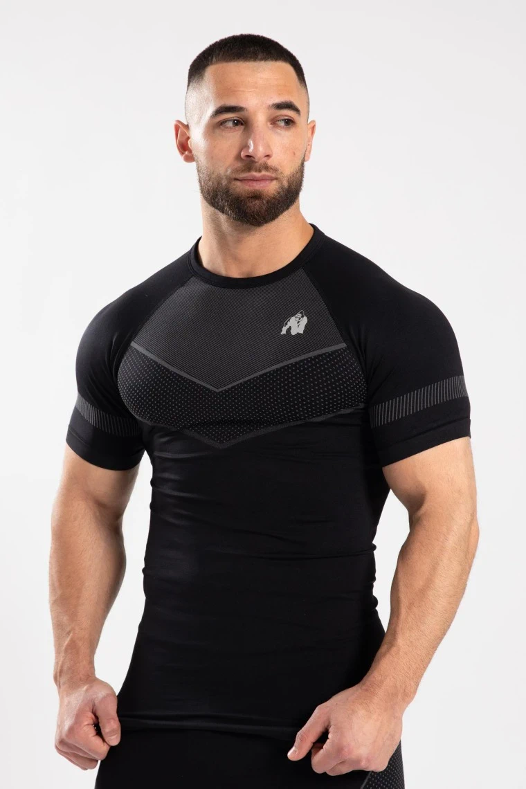 Norton Seamless T-Shirt - Black - Image 1