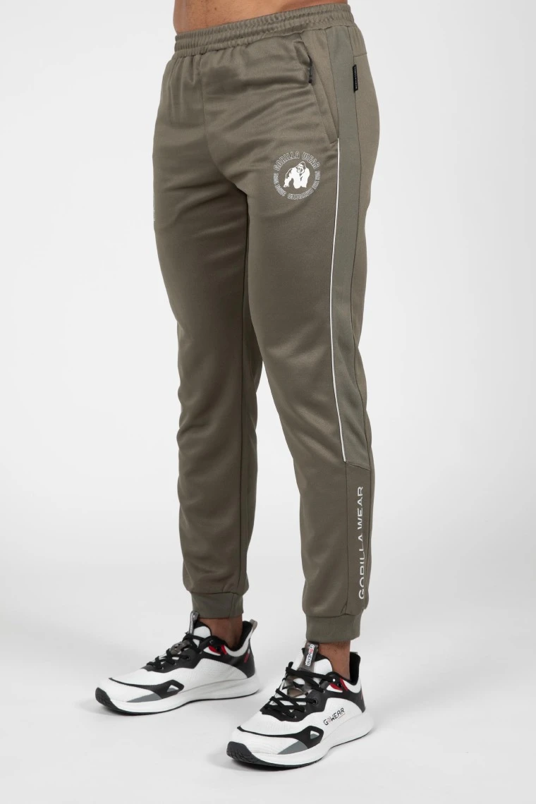 Broxton Track Pants - Army Green - Image 1