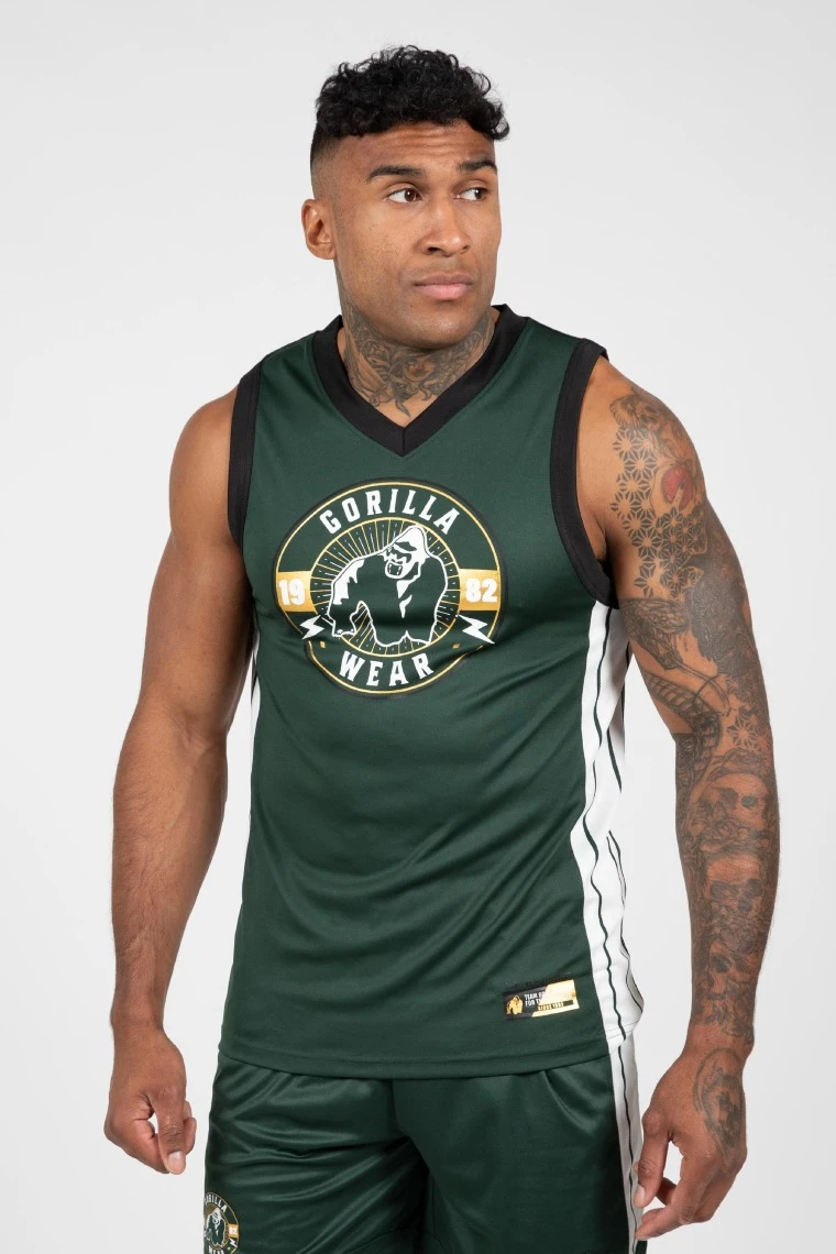 Orlando Jersey Tank Top - Green - Image 1