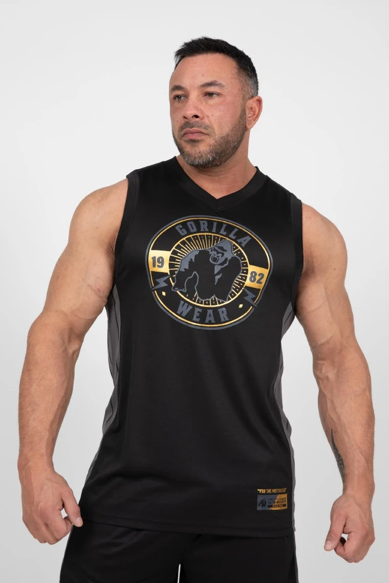 Orlando Jersey Tank Top - Black - Image 1
