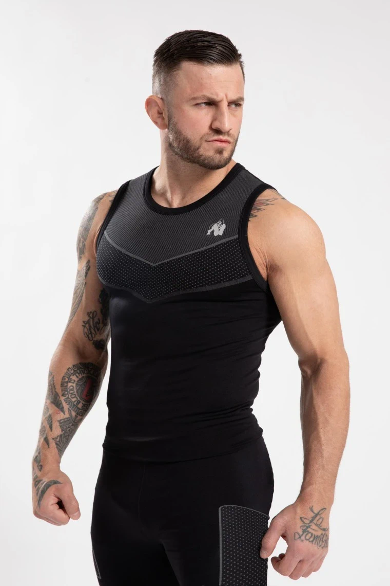 Norton Seamless Tank Top - Black - Image 1