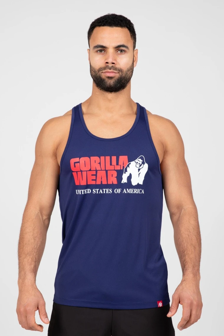 Classic Training Tank Top - Navy - Image 1