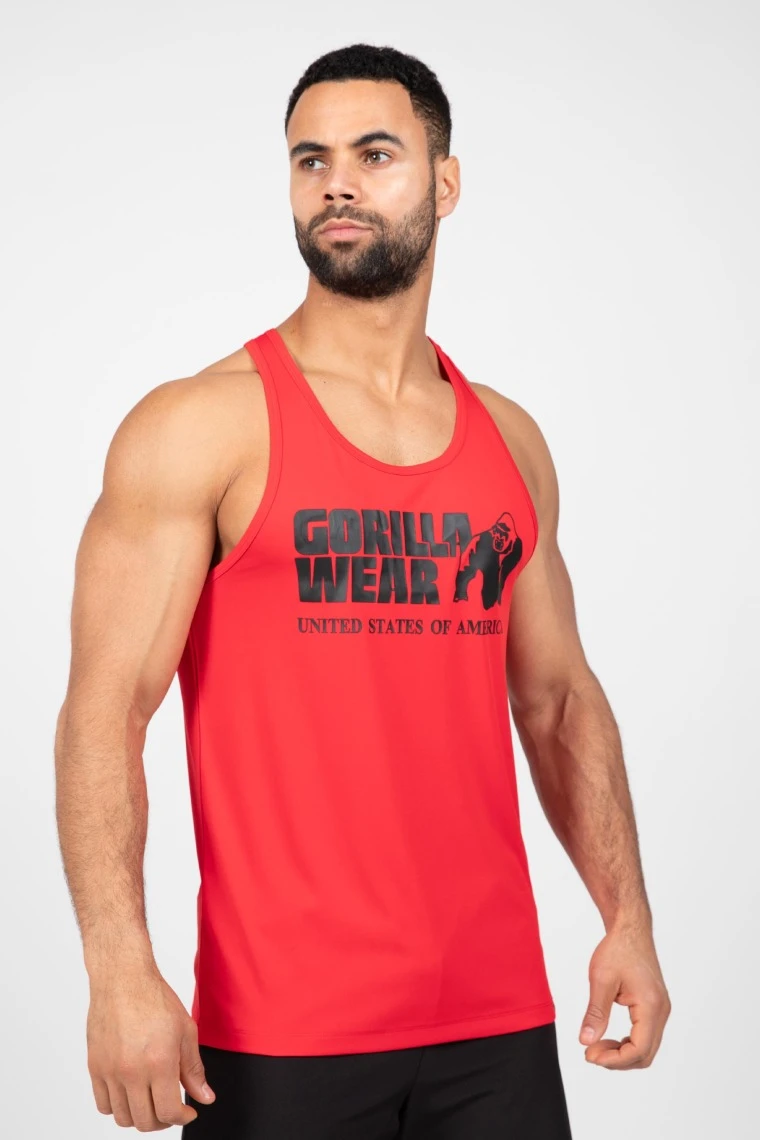 Classic Training Tank Top - Red - Image 1