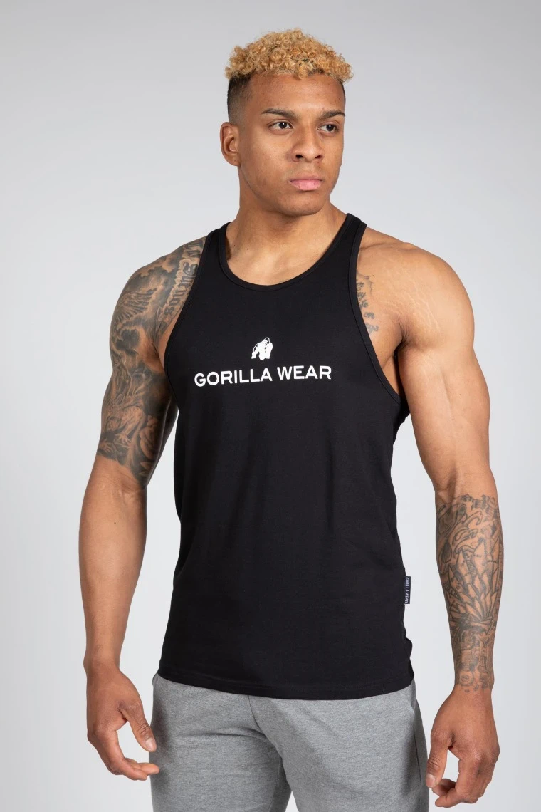 Carter Stretch Tank Top - Black - Image 1