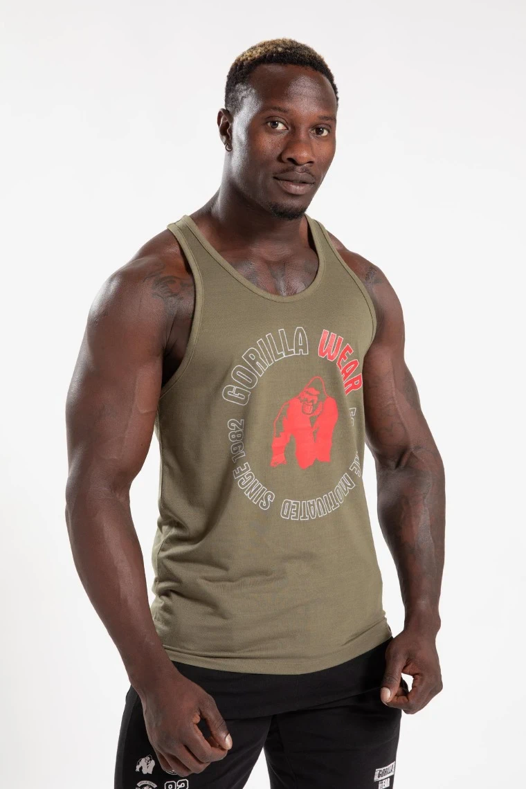 Lafayette Tank Top - Army Green - Image 1