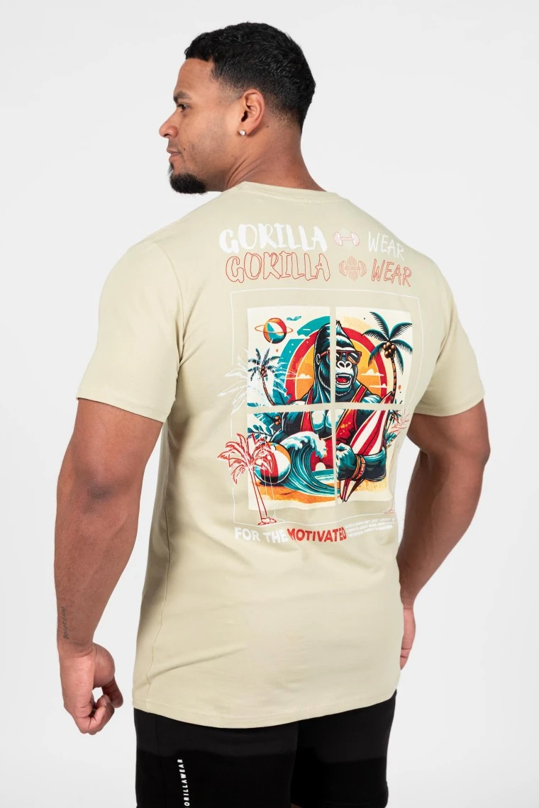 Santa Cruz T-Shirt - Light Green - Image 1