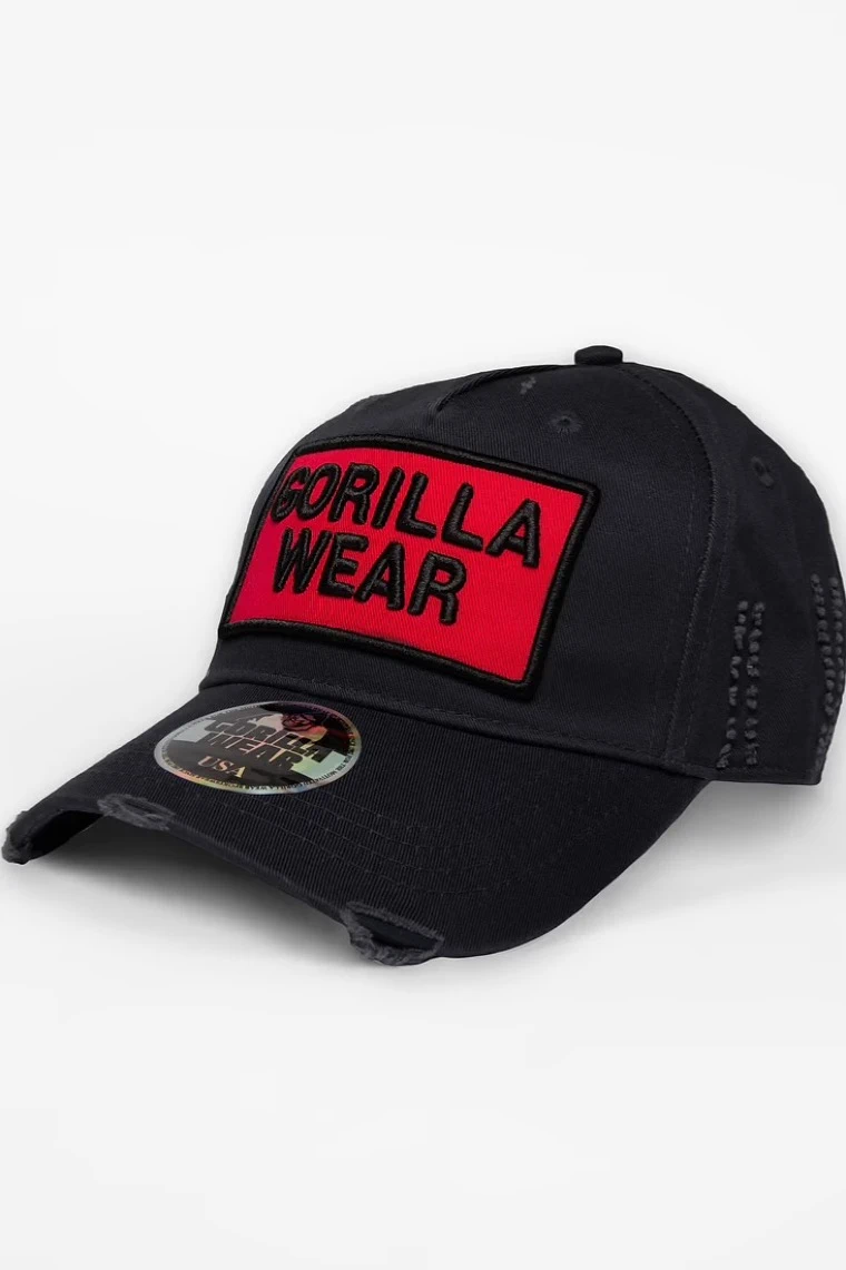 Harrison Cap - Black/Red - Image 1