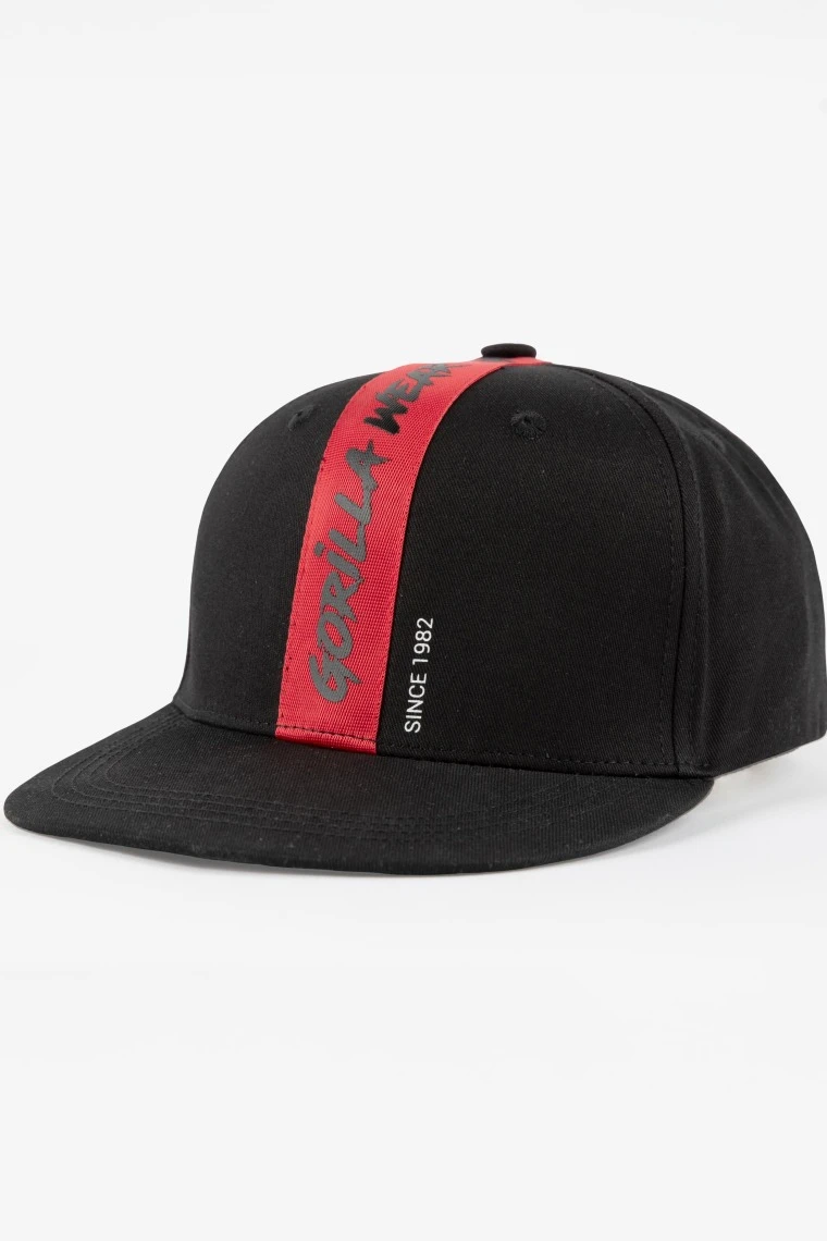 Malone Snapback Cap - Black - Image 1