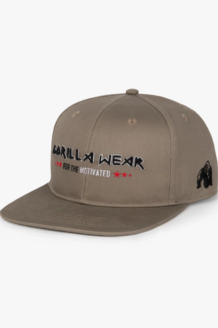 Wayne Snapback Cap - Brown - Image 1