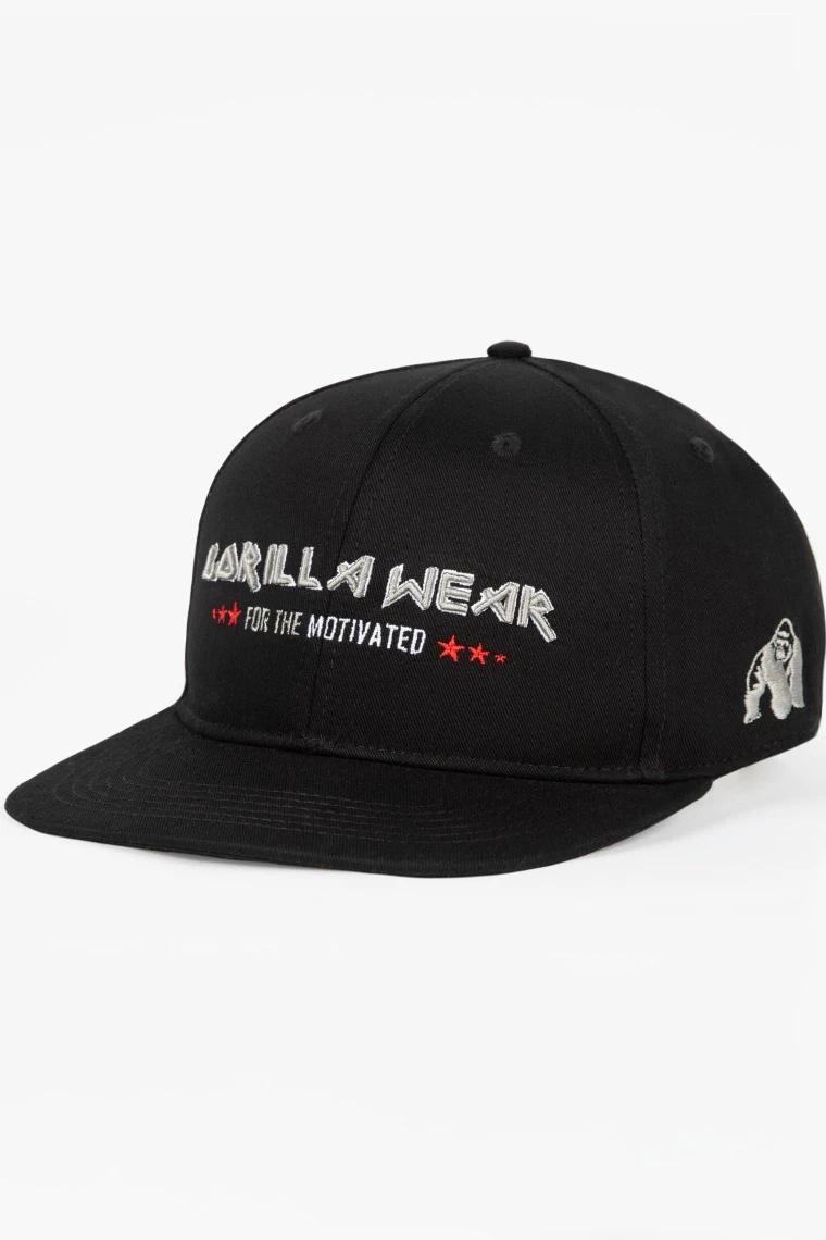 Wayne Snapback Cap - Black - Image 1