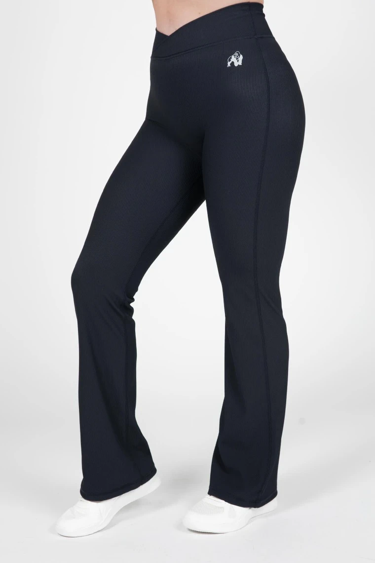 Carmen Flared Leggings - Black - Image 1