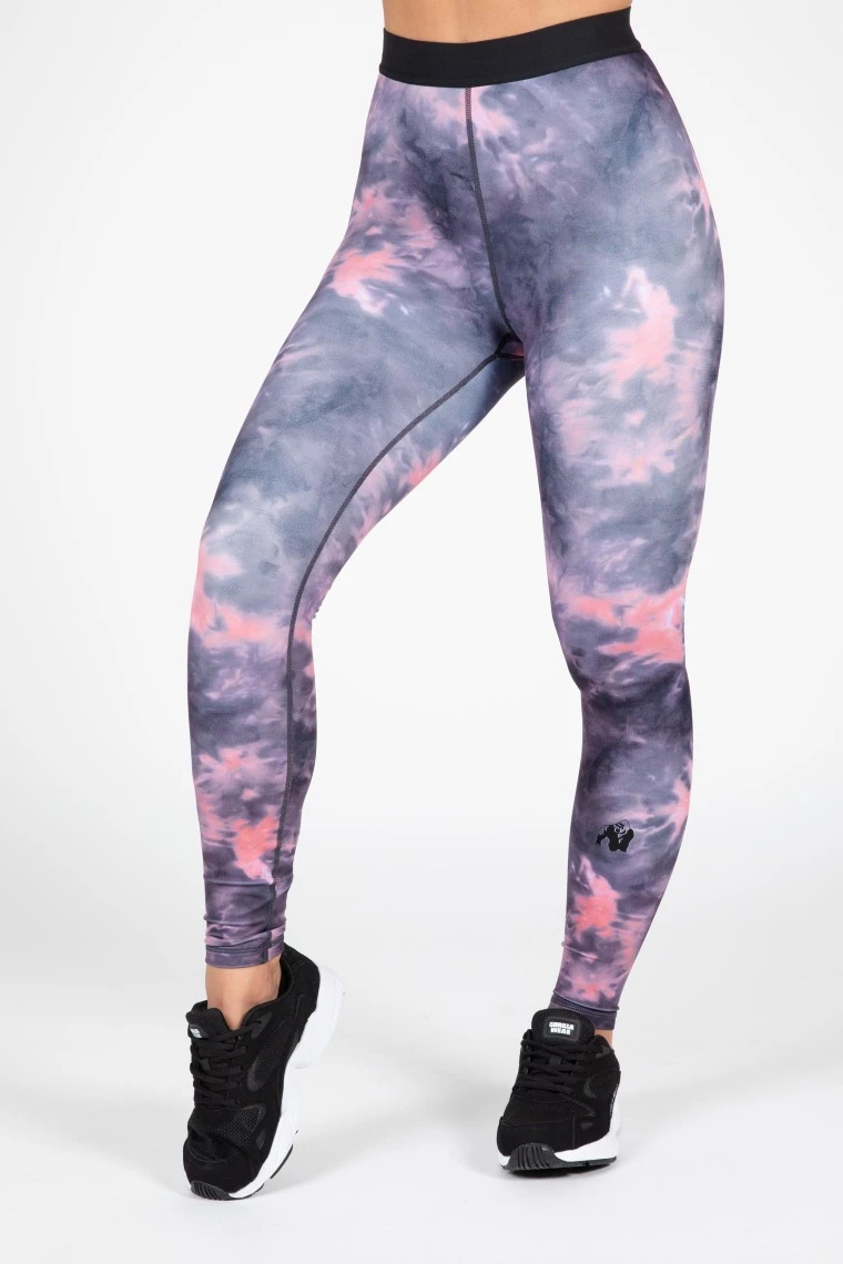 Colby Leggings - Gray/Pink - Image 1