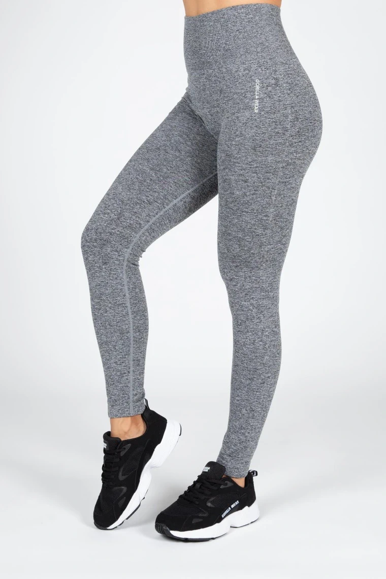 Quincy Seamless Leggings - Gray Melange - Image 1