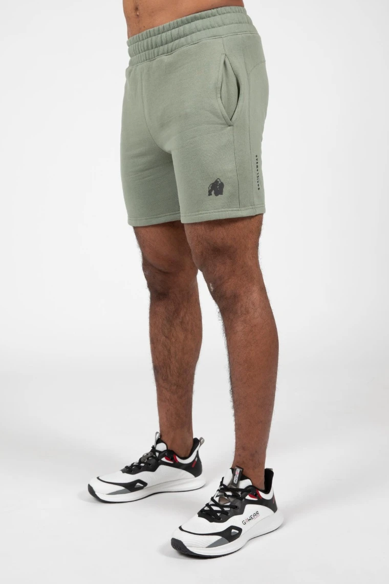 Leon Sweat Shorts - Green - Image 1