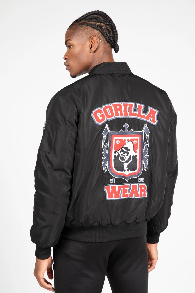 Covington Bomber Jacket - Black - Image 1