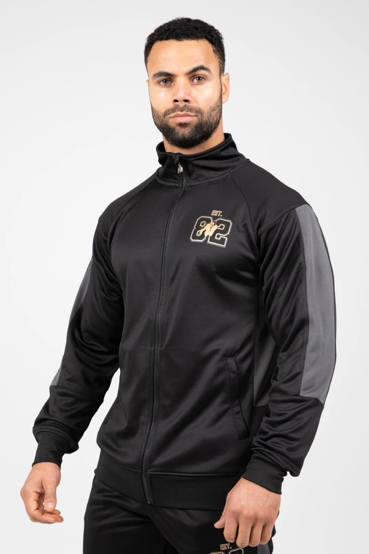 Devon Training Jacket - Black/Gray - Image 1