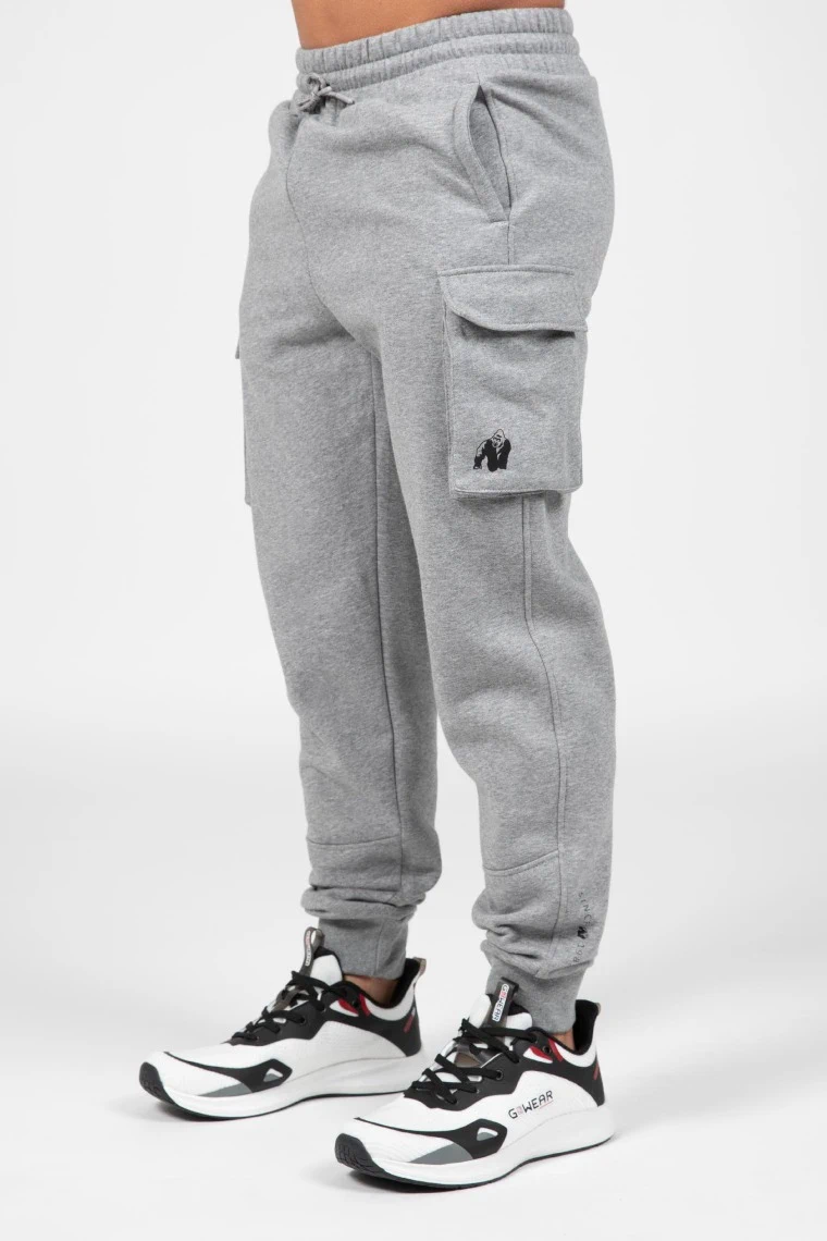 Hudson Cargo Sweatpants - Gray Melange - Image 1