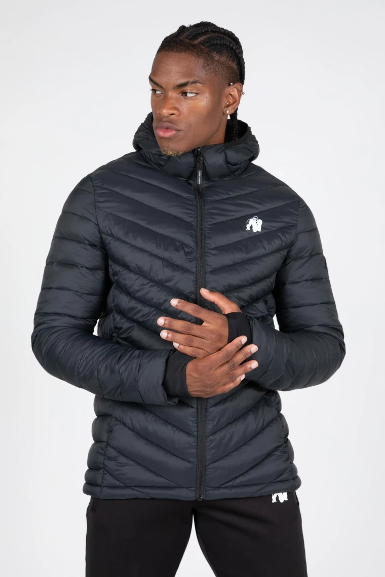 Osborn Puffer Jacket - Black - Image 1