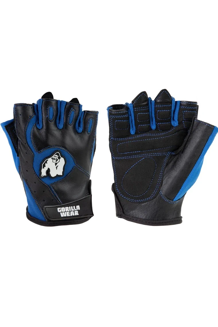 Mitchell Training Gloves - Black/Blue - Image 1