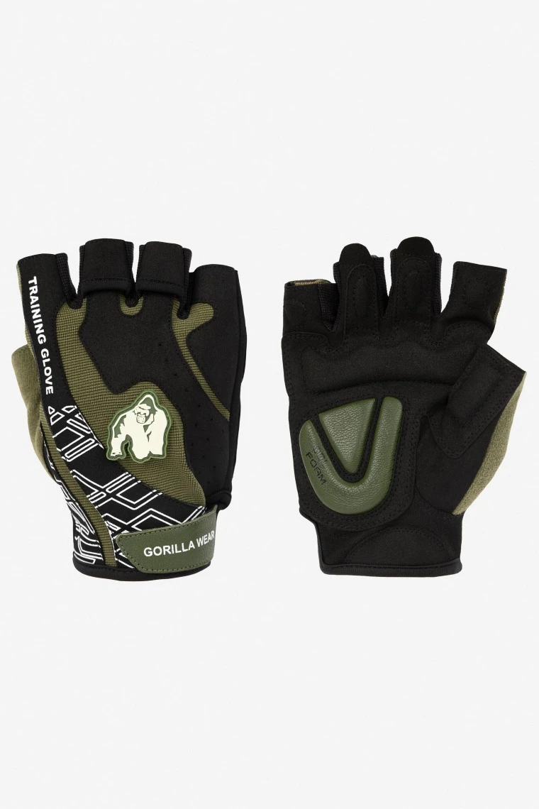 Mitchell Training Gloves 2.0 - Black/Army Green - Image 1