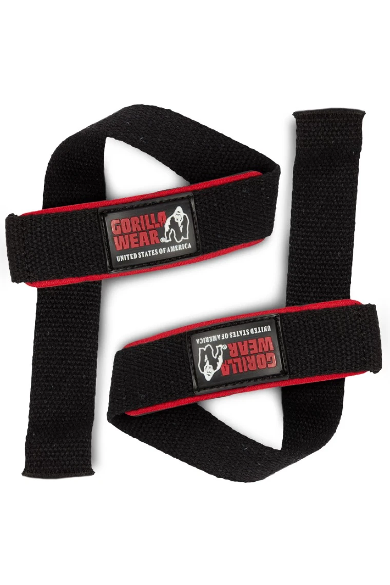Padded Lifting Straps - Black - Image 1