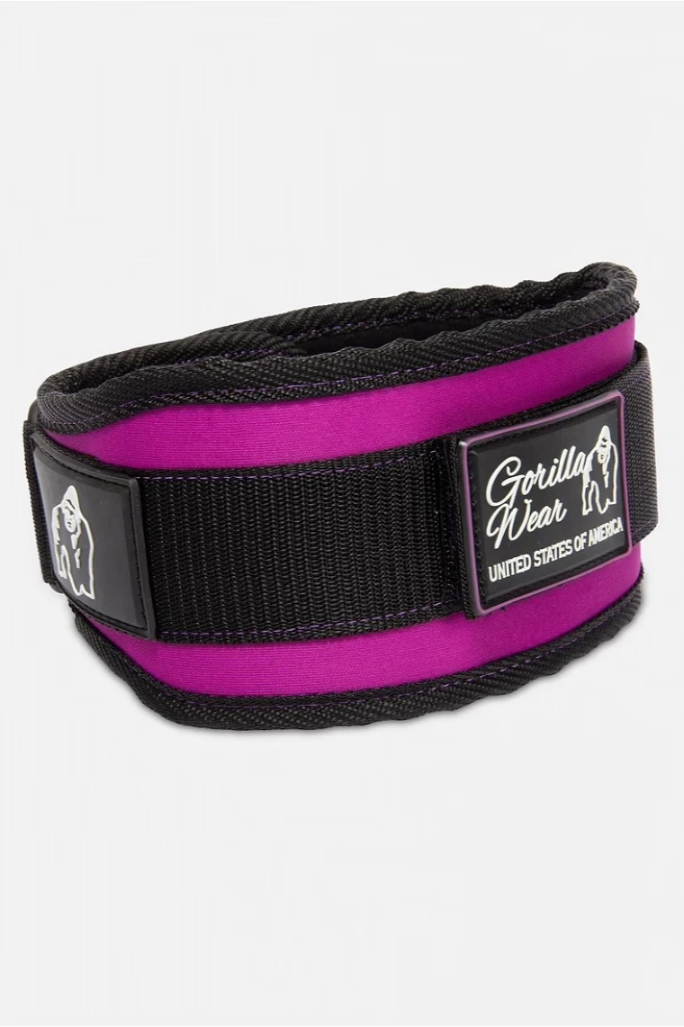 Women's Lifting Belt - Black/Purple - Image 1