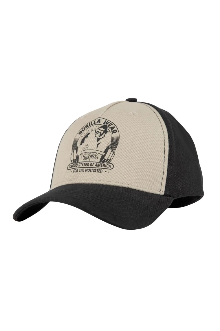Buckley Cap - Black/Beige - Image 1
