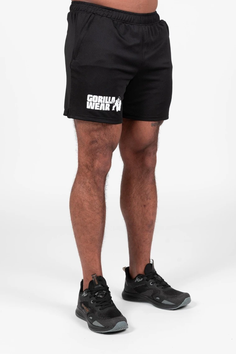Miles Mesh Shorts - Black - Image 1