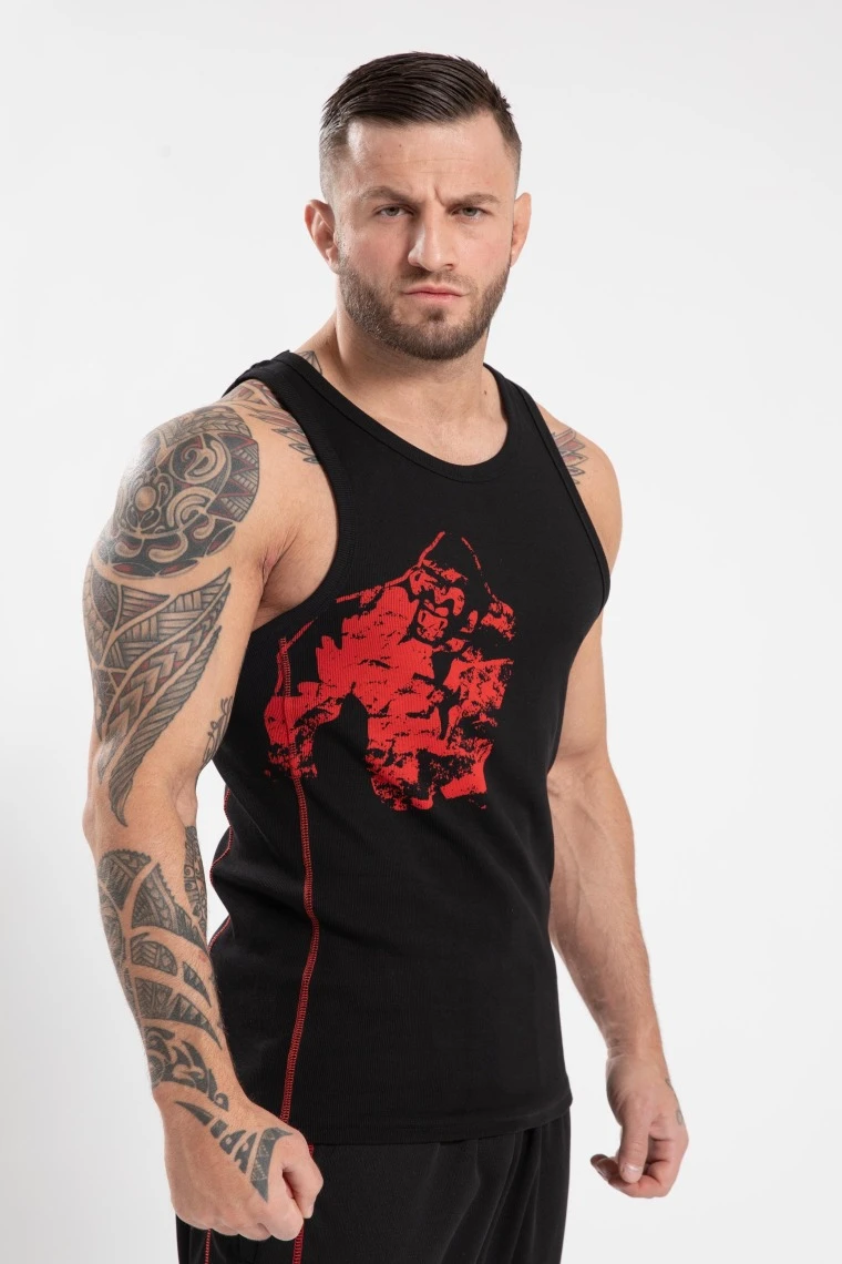 Monterey Tank Top - BlackRed - Image 1